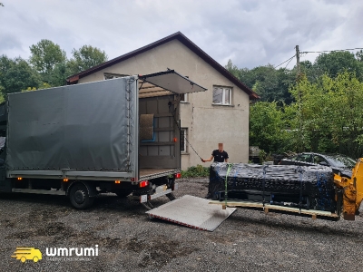 Przeprowadzka drukarni - Katowice. Transport wielkogabarytowy. - WMRumi Transport & przeprowadzki