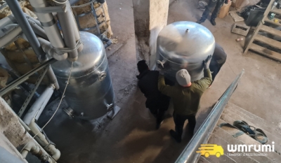 Sosnowiec - wnoszenie wielkogabarytowych zbiorników