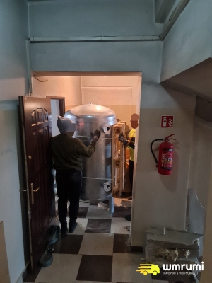 Sosnowiec - wnoszenie wielkogabarytowych zbiorników - WMRumi Transport & przeprowadzki